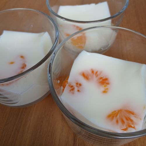 簡単♪ゼラチンで牛乳寒天