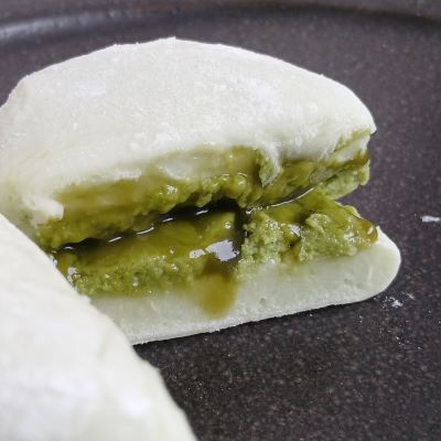 無印良品★ふわもちサンド抹茶クリーム ふんわり柔らか食感
