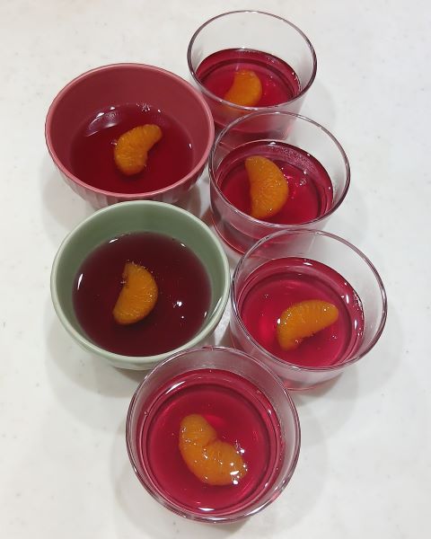 蒟蒻寒天ゼリーの素 ぶどう味