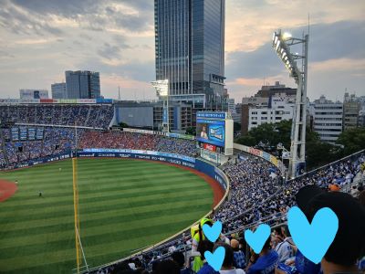 サイゼリアで満たされ「プロ野球ベイスターズvs.カープ」をハマスタで観戦