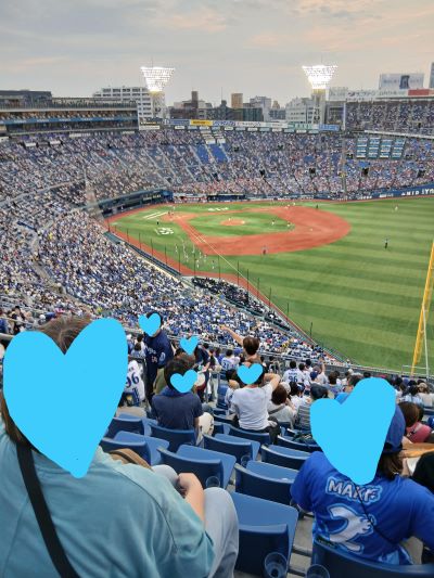 サイゼリアで満たされ「プロ野球ベイスターズvs.カープ」をハマスタで観戦