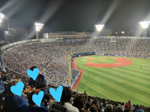 プロ野球観戦 in ハマスタ（ベイスターズ対スワローズ）