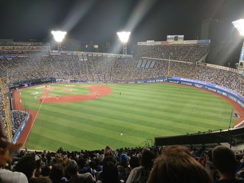 プロ野球観戦 in ハマスタ（ベイスターズ対スワローズ）