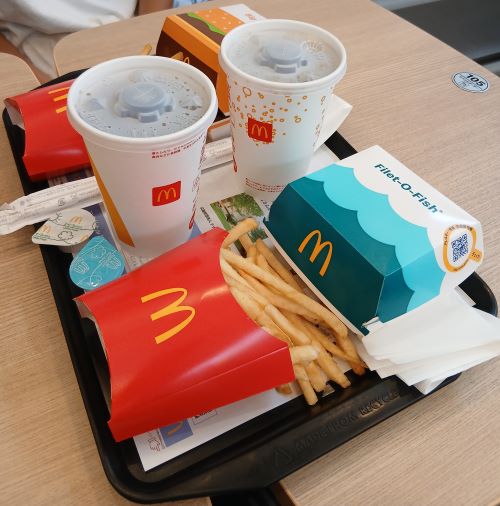 マクドナルドで平日ランチ