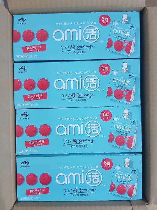 味の素「アミノバイタル®ami活」ゼリードリンク 朝のライチ味★モラタメ.net