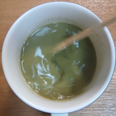 食べるお茶:客家擂茶 はっかれいちゃ★松茶商店(ルピシアグランマルシェ横浜で購入)