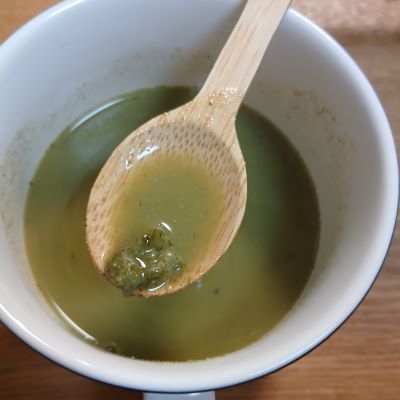 食べるお茶:客家擂茶 はっかれいちゃ★松茶商店(ルピシアグランマルシェ横浜で購入)