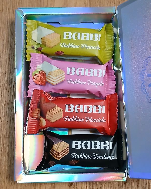 ウエハース好きにはたまらない。。。イタリア生まれのBABBI（バビ）