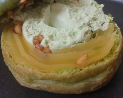 misdo★宇治抹茶ドーナツシリーズ「ドら抹茶 栗あん抹茶ホイップ」と定番「ハニーディップ」