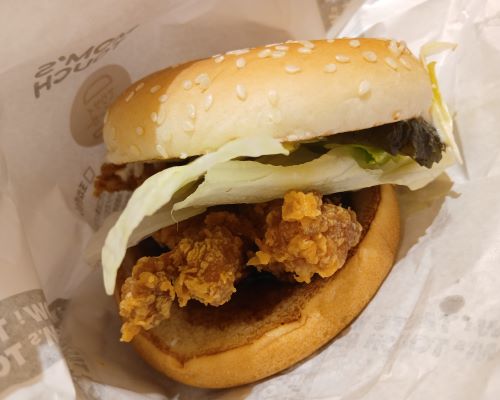 MOM'S TOUCH★ドリンクコンビ500円「ちょいマムズ」てりサイJrバーガー+ドリンク