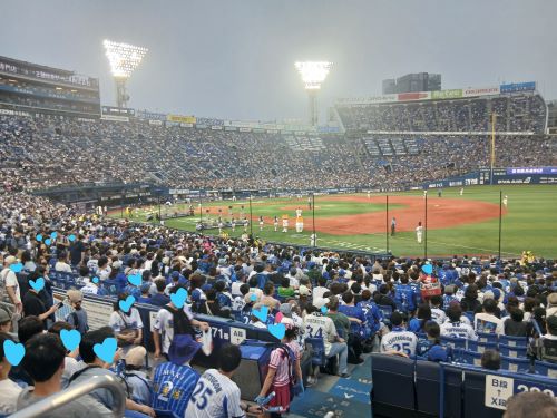 プロ野球観戦 at ハマスタ（ベイスターズ対ドラゴンズ）