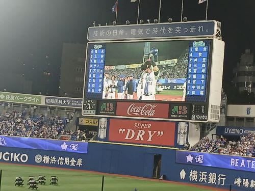 プロ野球観戦 at ハマスタ（ベイスターズ対ドラゴンズ）