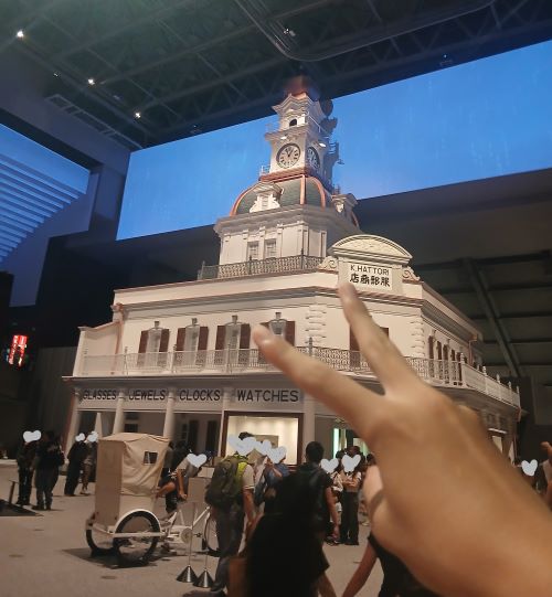 江戸東京博物館 明治時代の服部時計店(原寸大)